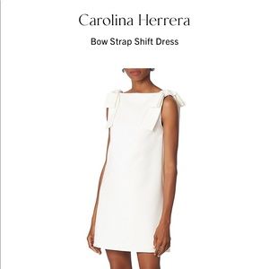 Carolina Herrera Bow Tie Shift Dress (Worn Once)